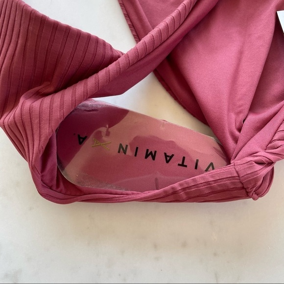 NWT Vitamin A Luciana Bottom in Heather Red Burgundy - Picture 4 of 8